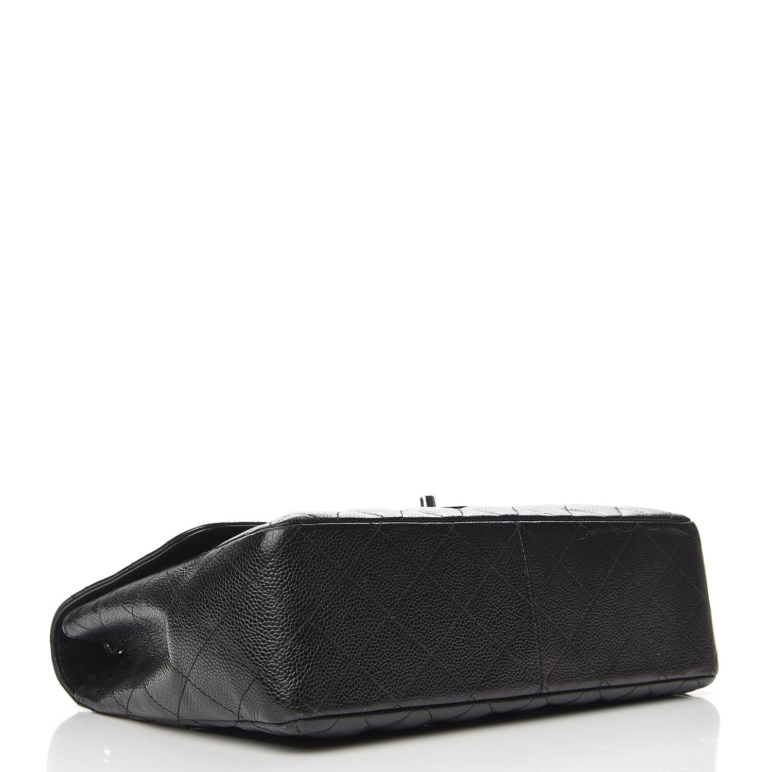 Chanel Caviar Quilted Jumbo Single Flap Black 5 of 13