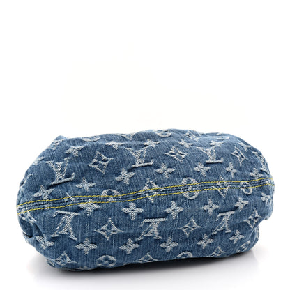 Louis Vuitton Monogram Denim Pleaty Blue 4 of 11