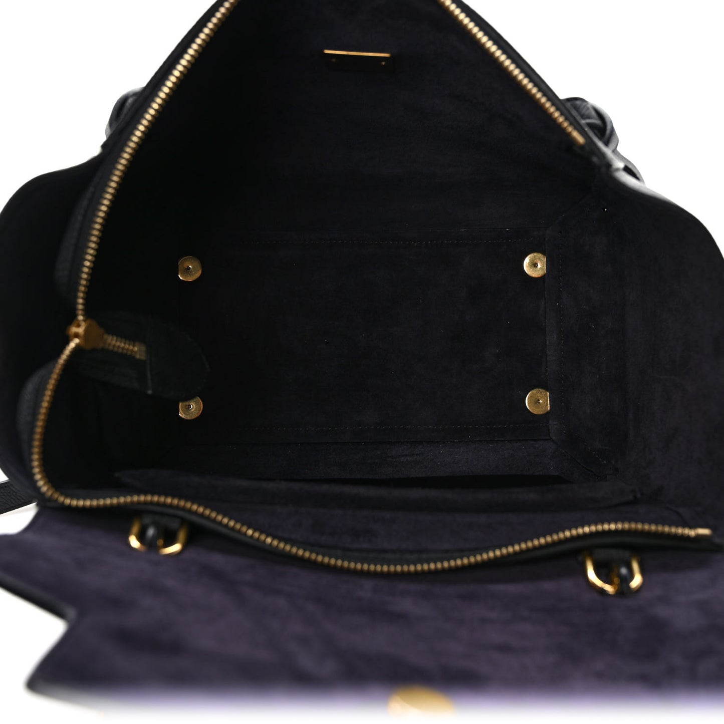 Grained Calfskin Small Belt Bag Black