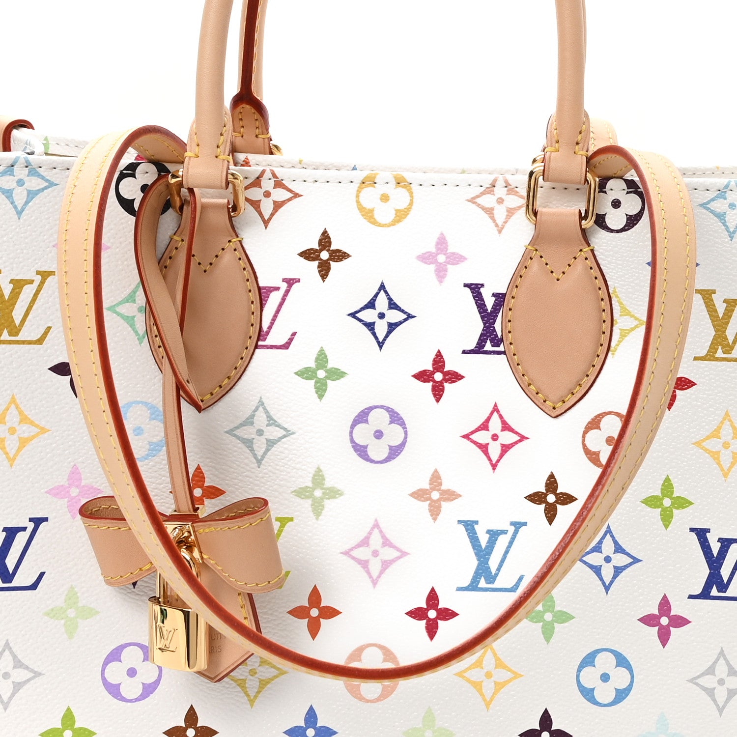 Louis Vuitton LV X TM Monogram Multicolor Onthego MM White 7 of 9