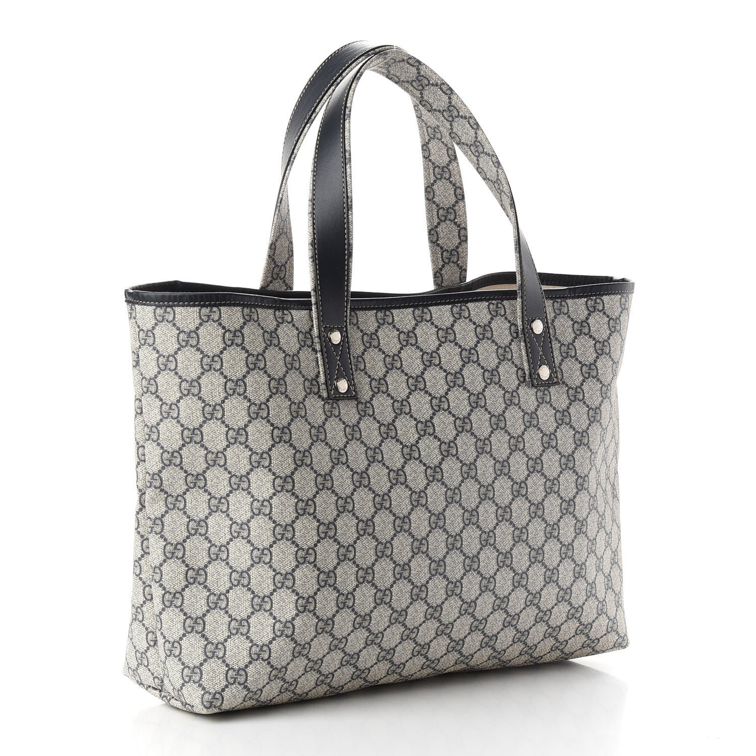 Gucci GG Plus Monogram Medium Signature Web Loop Tote Navy 3 of 7