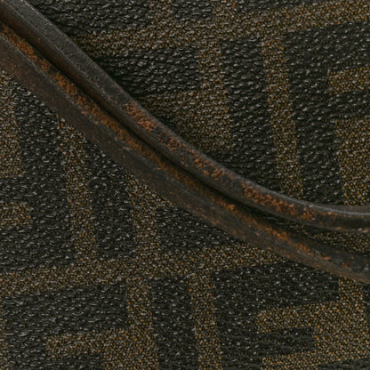 Fendi Zucca Spalmati Medium Roll Tote Tobacco Moro 15 of 19