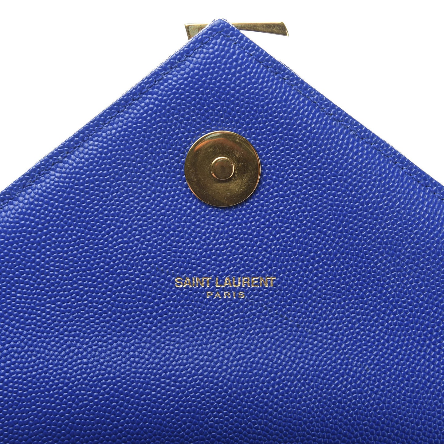 Grain De Poudre Matelasse Chevron Large Monogram Satchel Blue Majorelle