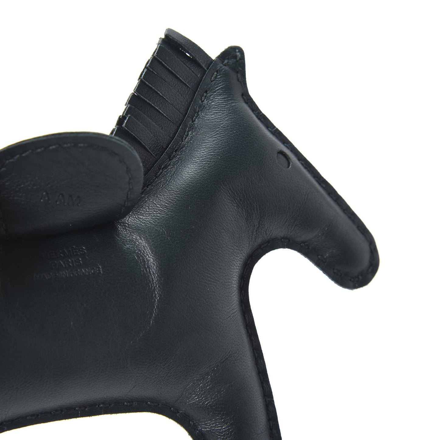 Milo Lambskin Grigri Rodeo Horse Bag Charm MM Vert Cypress