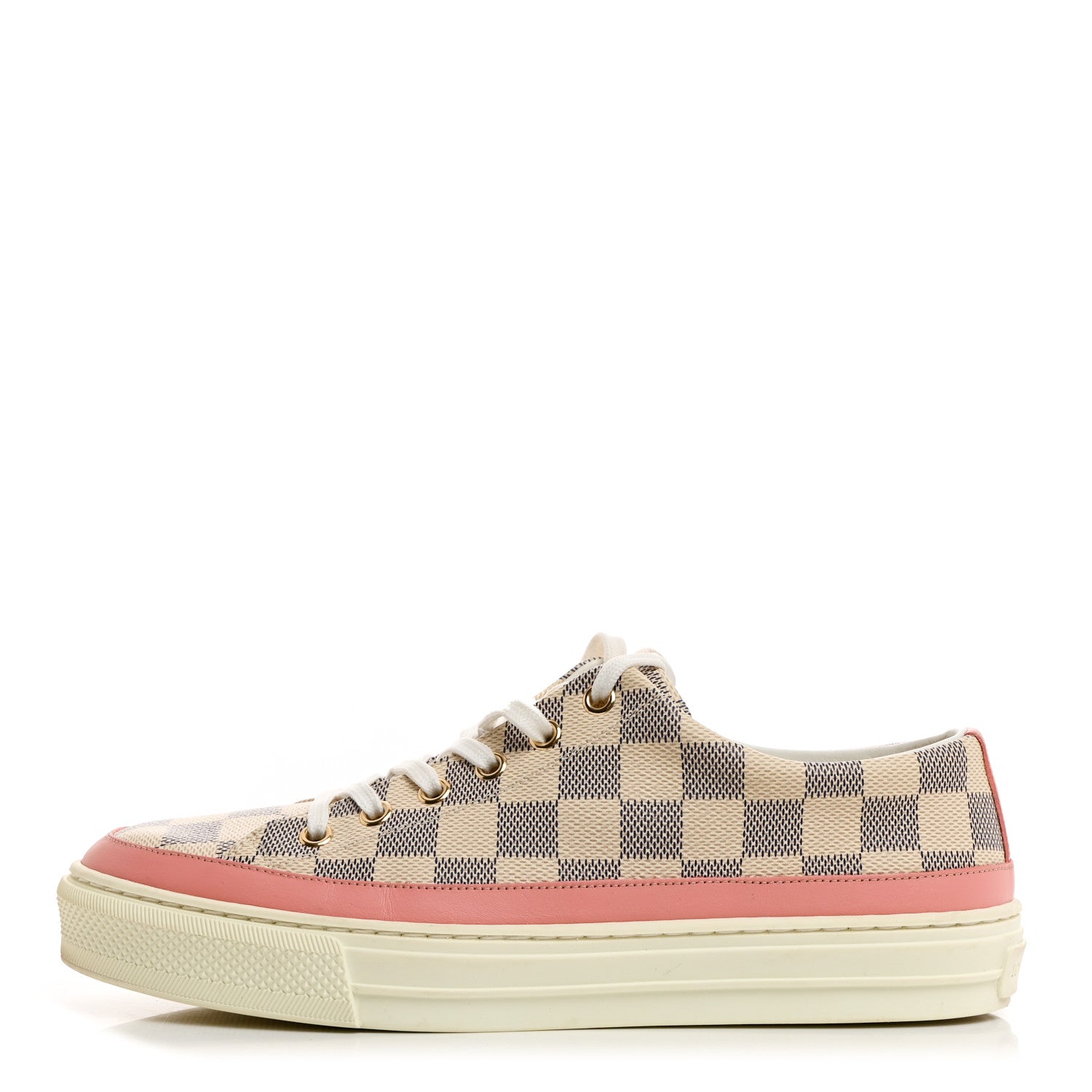 Louis Vuitton Damier Azur Stellar Sneakers 39 Rose Ballerine 1 of 8