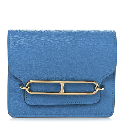 Hermes Evercolor Roulis Slim Wallet Bleu Frida 1 of 9