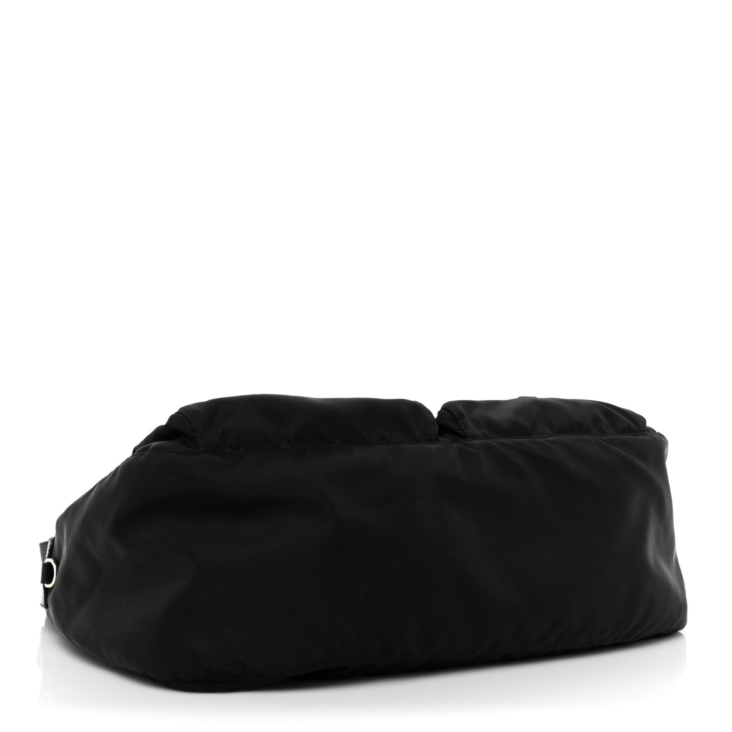 Tessuto Nylon Saffiano Messenger Bag Black