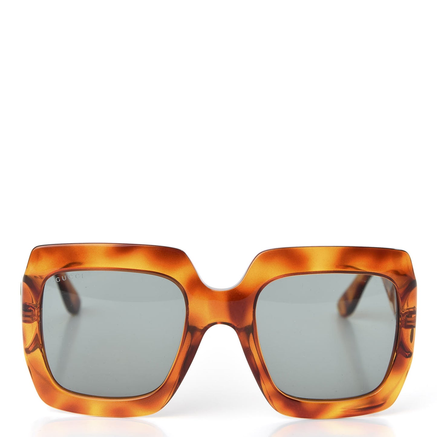 Acetate Square Frame Sunglasses GG0053S Havana