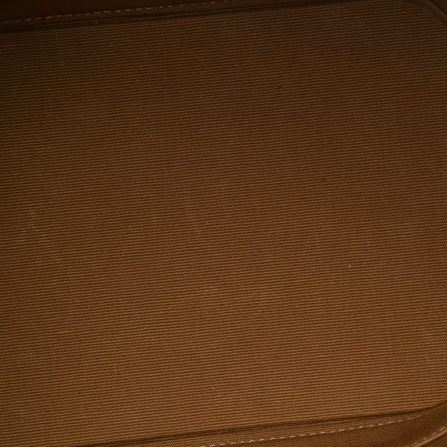 Triomphe Canvas Calfskin Small Bucket Bag Tan
