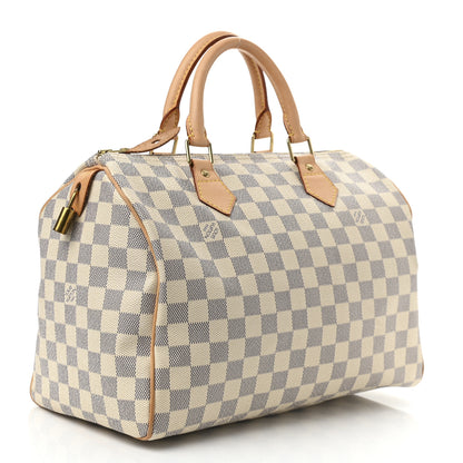 Louis Vuitton Damier Azur Speedy 30 3 of 10