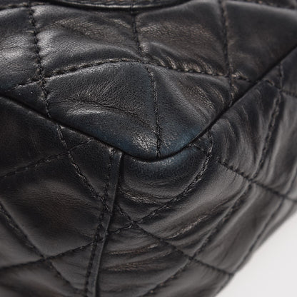Chanel Lambskin Quilted Maxi Single Flap Black 12 of 14