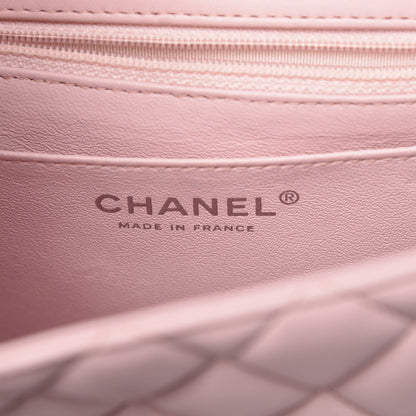 Chanel Lambskin Quilted Mini Square Flap Light Pink 6 of 8