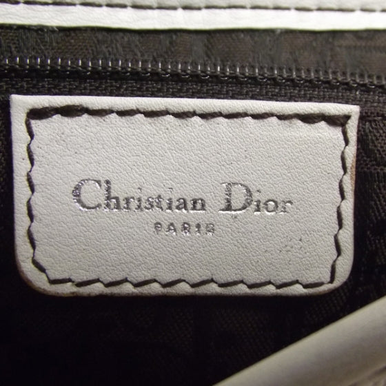 Leather Saddle Bag White