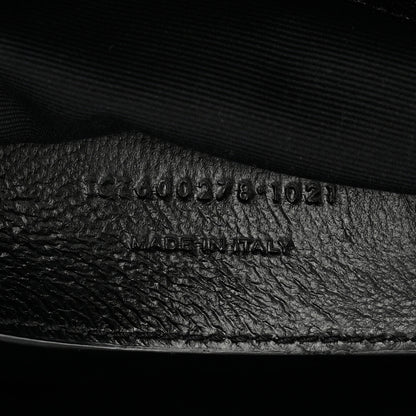 Saint Laurent Sheepskin Matelasse Chevron Monogram Large College Satchel Black 7 of 10