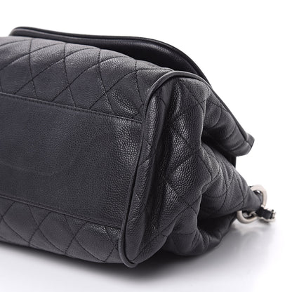 Chanel Caviar Quilted Timeless Accordion Flap Black 10 of 12
