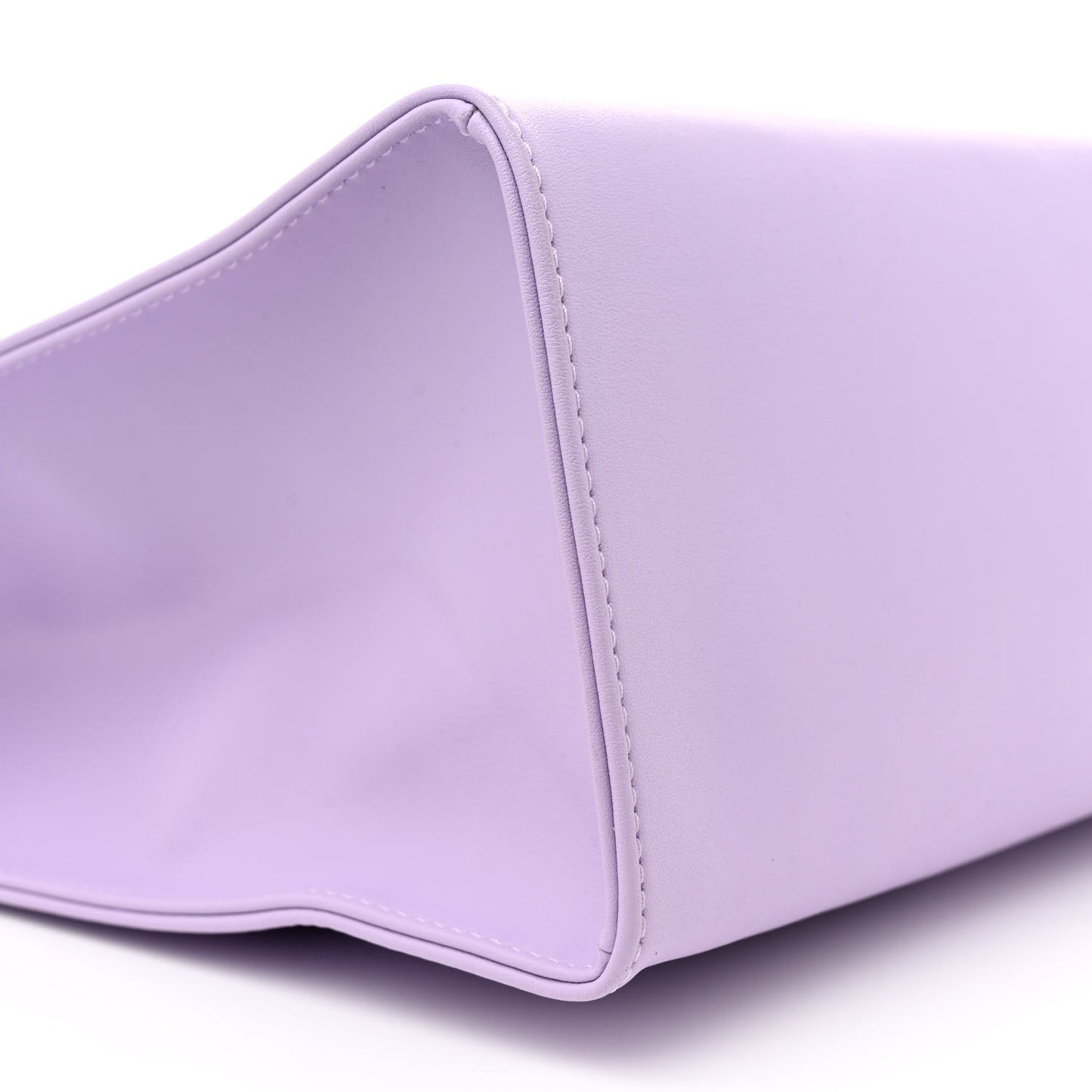 Vegan Leather Medium Shopping Bag Lavender