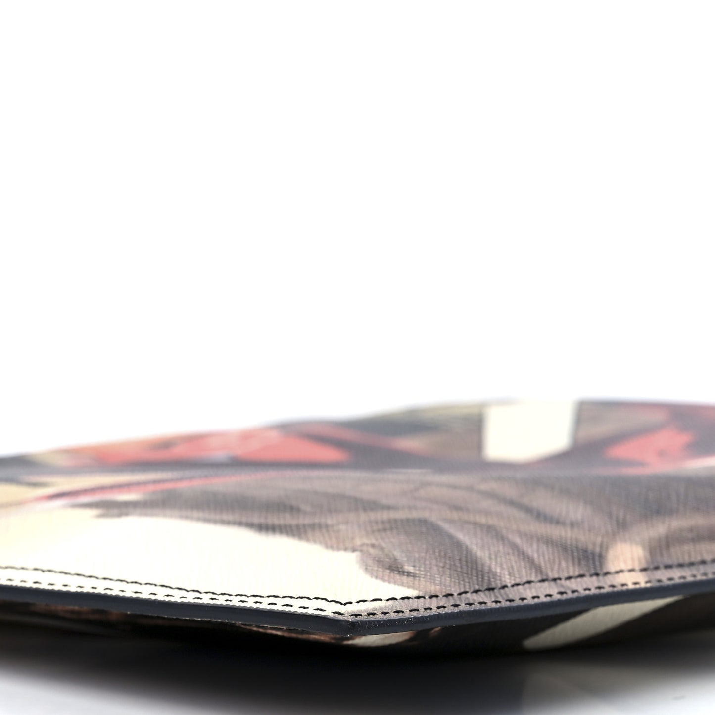 Coated Canvas Tribal Girl Print Large Antigona Pouch