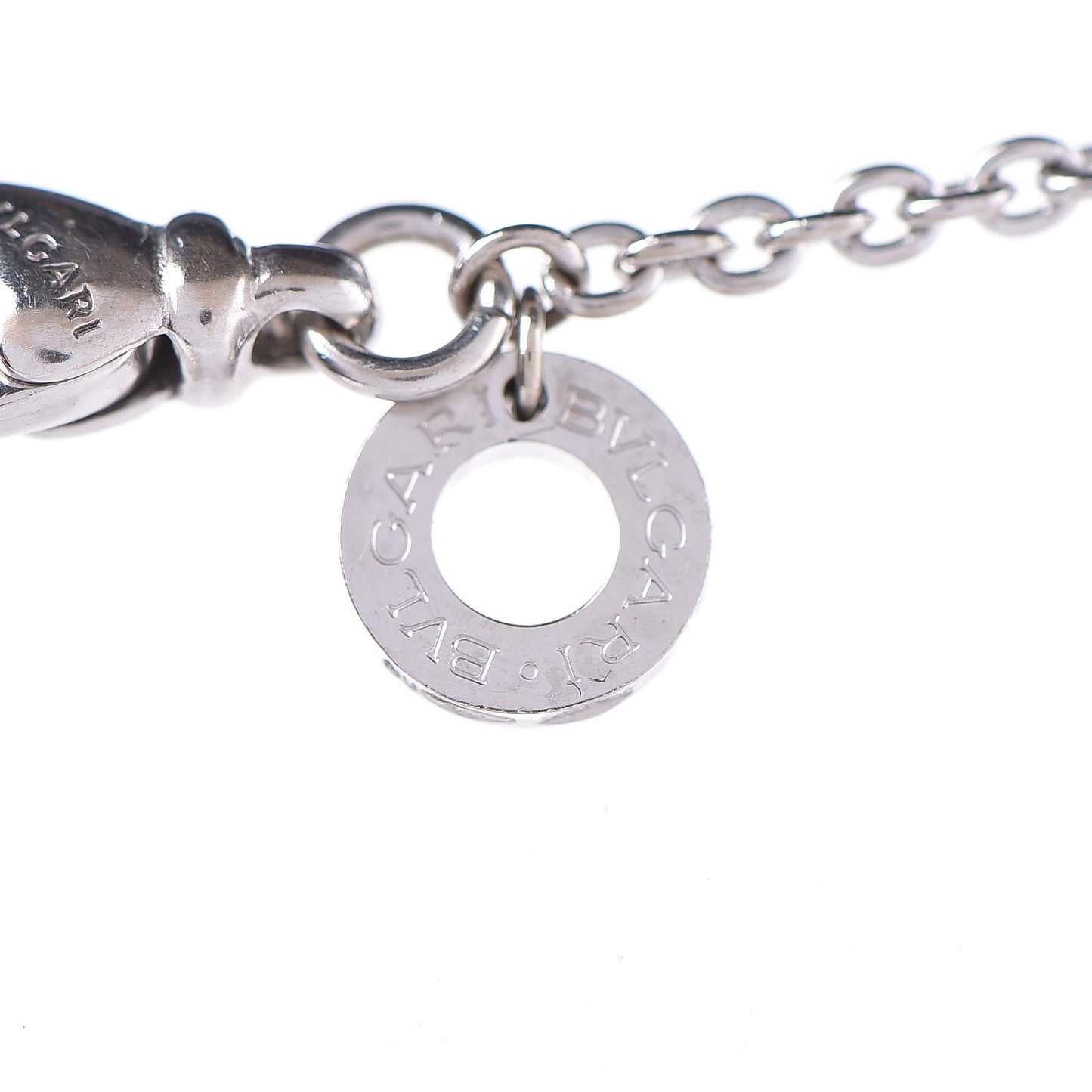 18K White Gold B.Zero1 Pendant Necklace