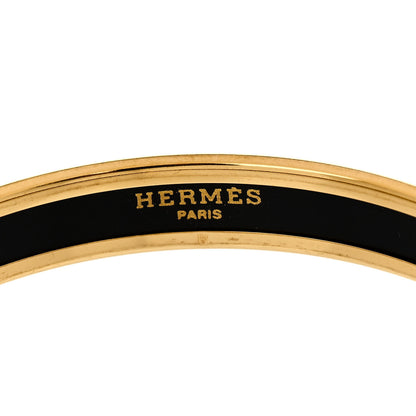 Hermes Enamel Printed Narrow Ribbon Bracelet 70 5 of 6