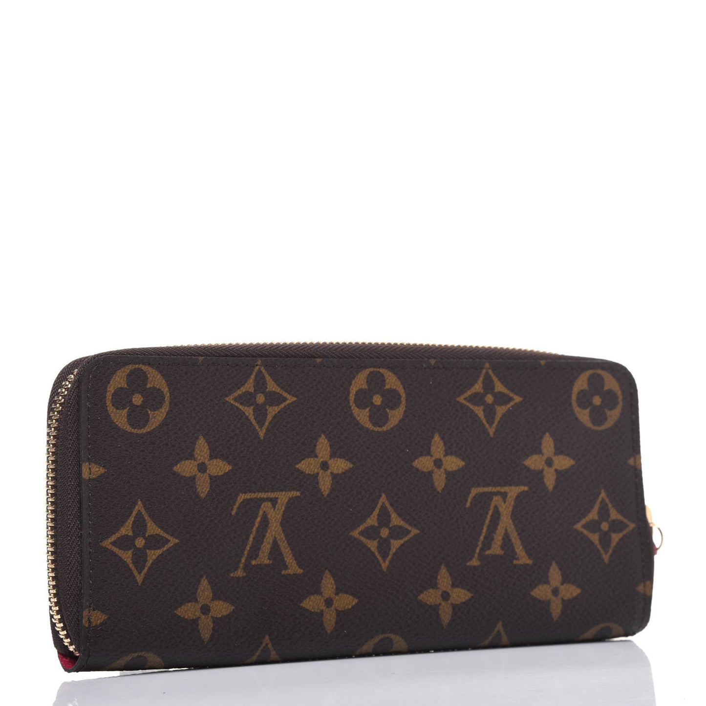 Monogram Clemence Wallet Fuchsia