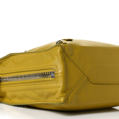 Balenciaga Veau Papier A4 Zip Around Tote Jaune Epi 8 of 11