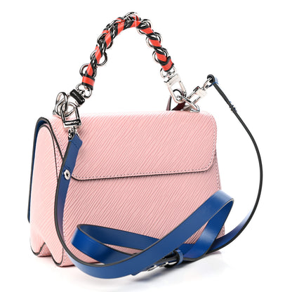 Louis Vuitton Epi Twist Braided Strap Shoulder Bag PM Rose Ballerine 3 of 9