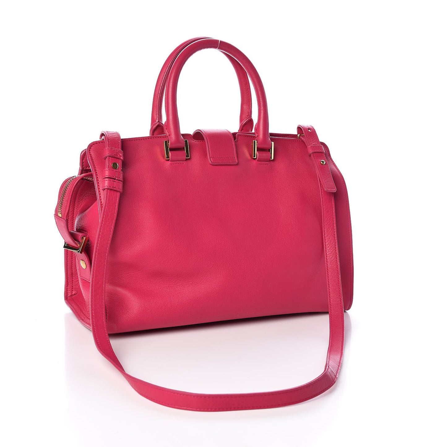 Smooth Calfskin Small Monogram Cabas Bubblegum