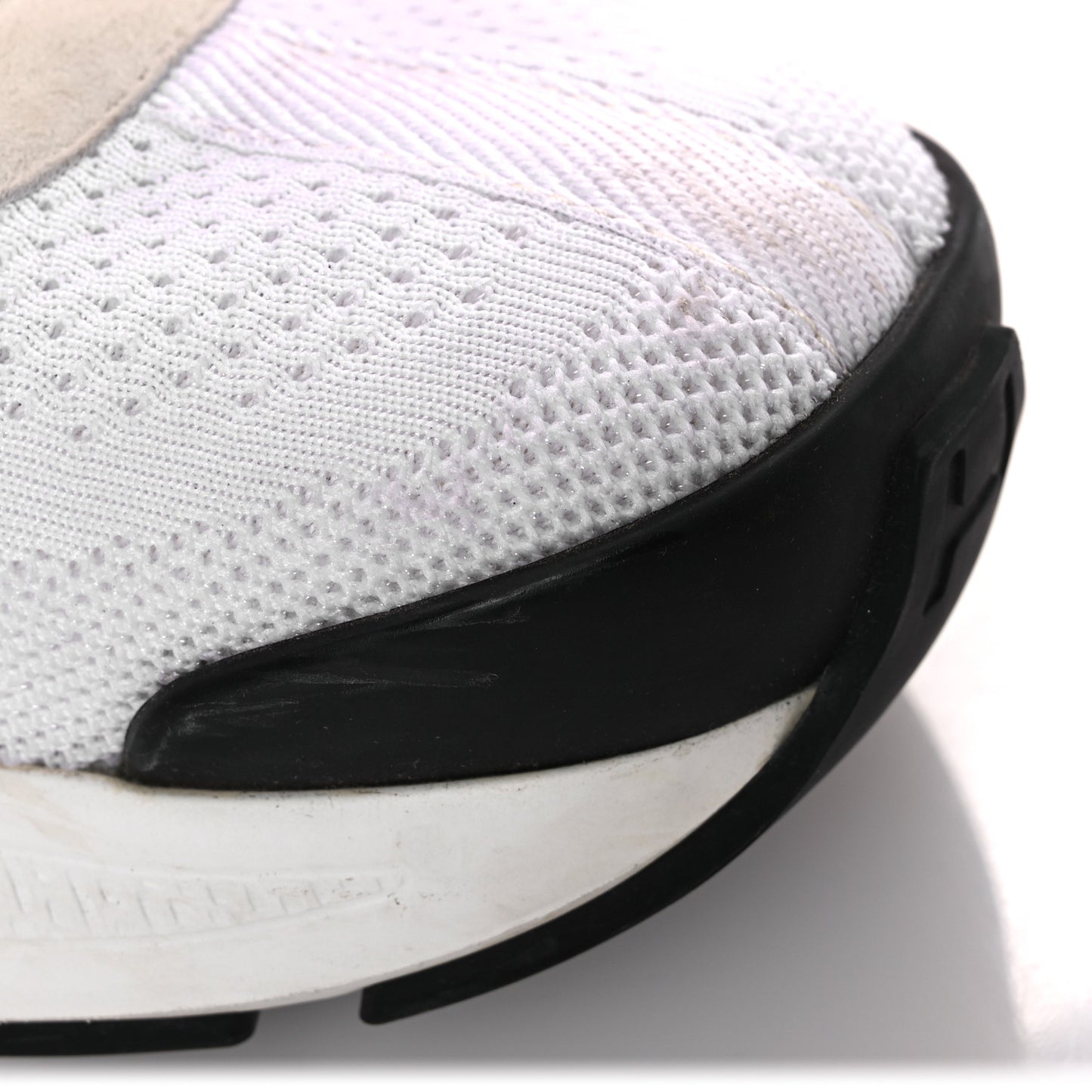 Technical Knit Suede Heros Sneakers 37.5 White