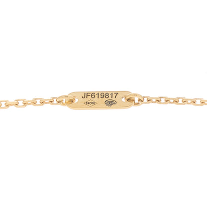 Van Cleef & Arpels 18K Yellow Gold Mother of Pearl Sweet Alhambra Pendant Necklace 4 of 6