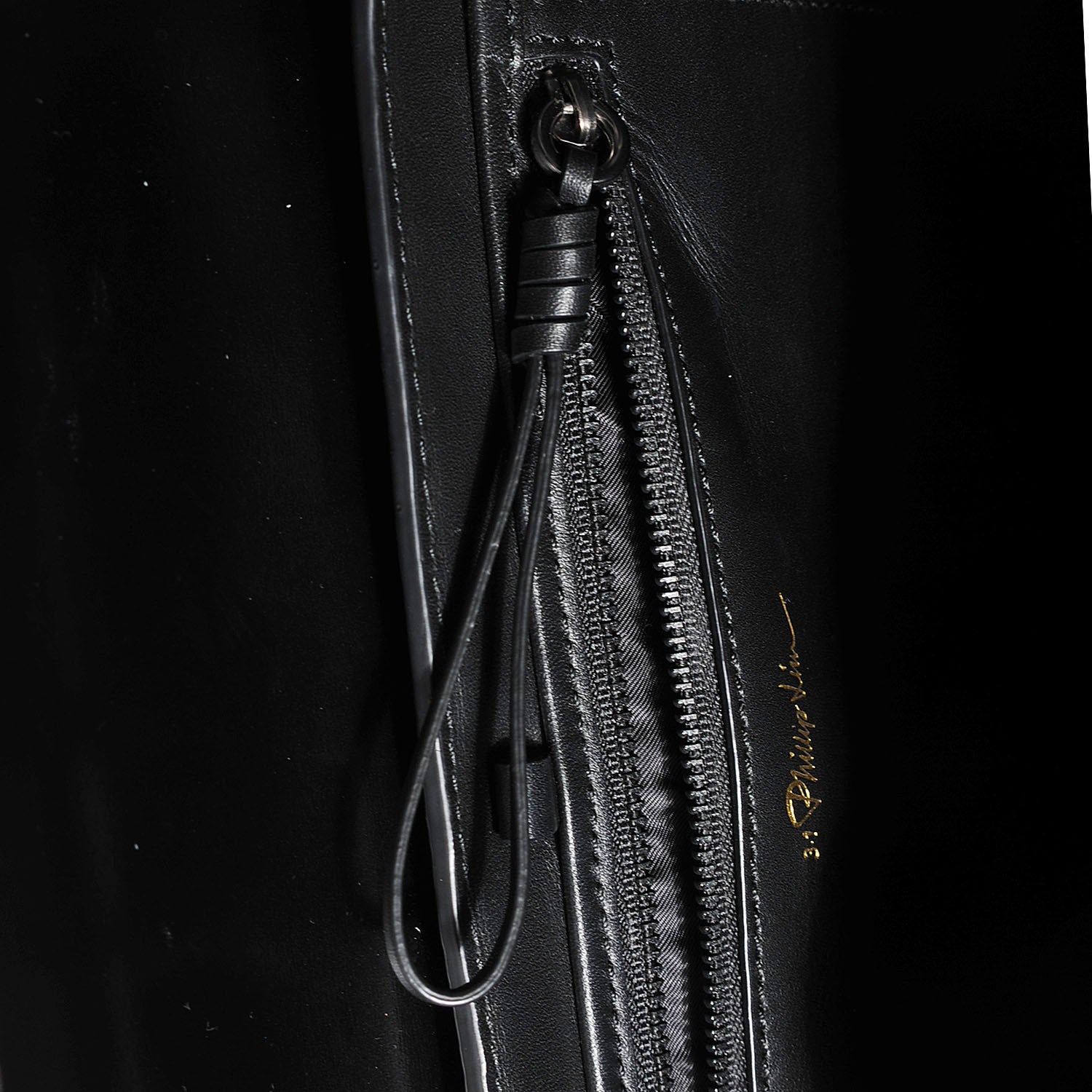 3.1 Phillip Lim 3.1 Textured Calfskin Medium Pashli Satchel Black 10 of 11
