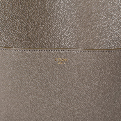 Celine Soft Grained Calfskin Sangle Bucket Bag Taupe 10 of 10