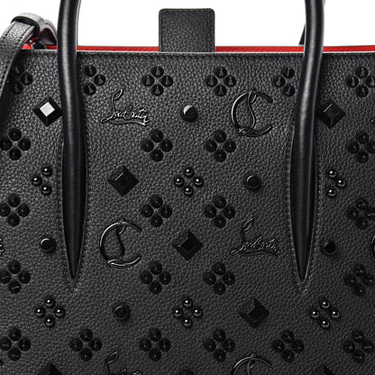 Christian Louboutin Calfskin Spikes Loubinthesky Medium Paloma Black 7 of 9