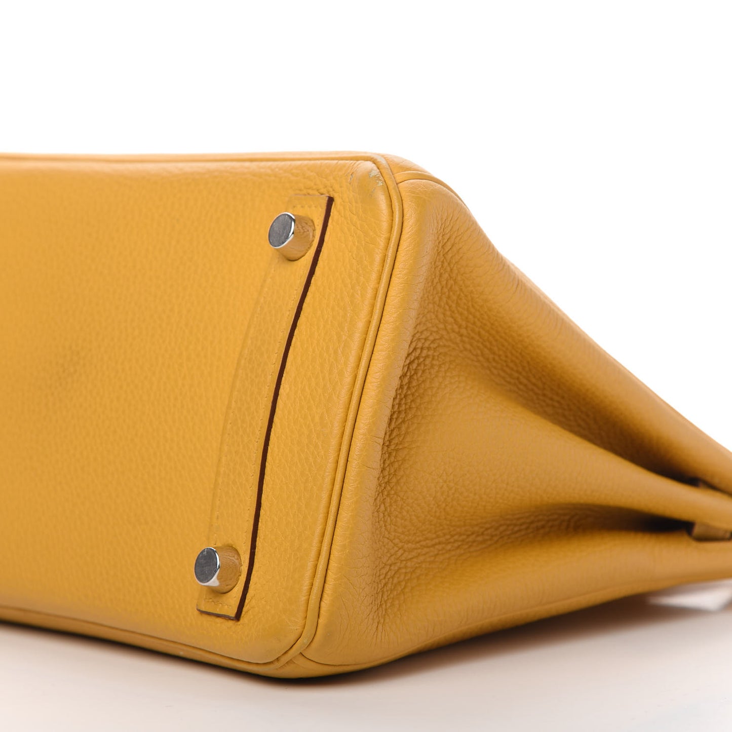 Togo Birkin 25 Jaune Ambre