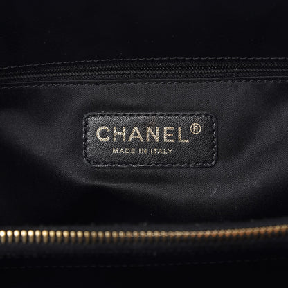Chanel Caviar Quilted Grand Shopping Tote GST Black 6 of 10