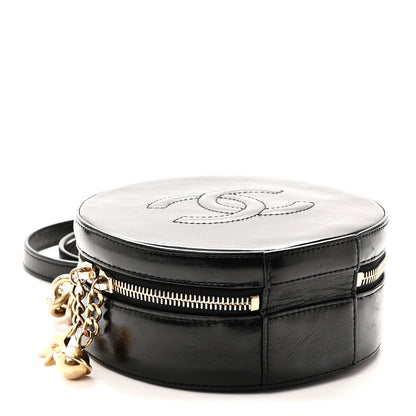 Chanel Glazed Calfskin Round As Earth Evening Bag Black 4 of 10