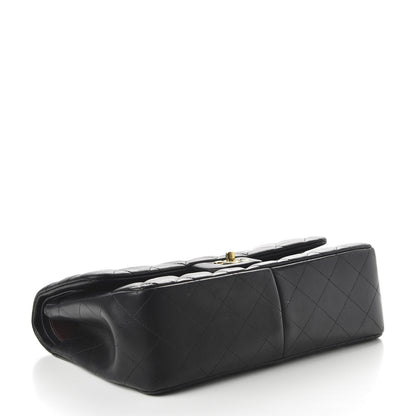 Chanel Lambskin Quilted Jumbo Double Flap Black 4 of 11