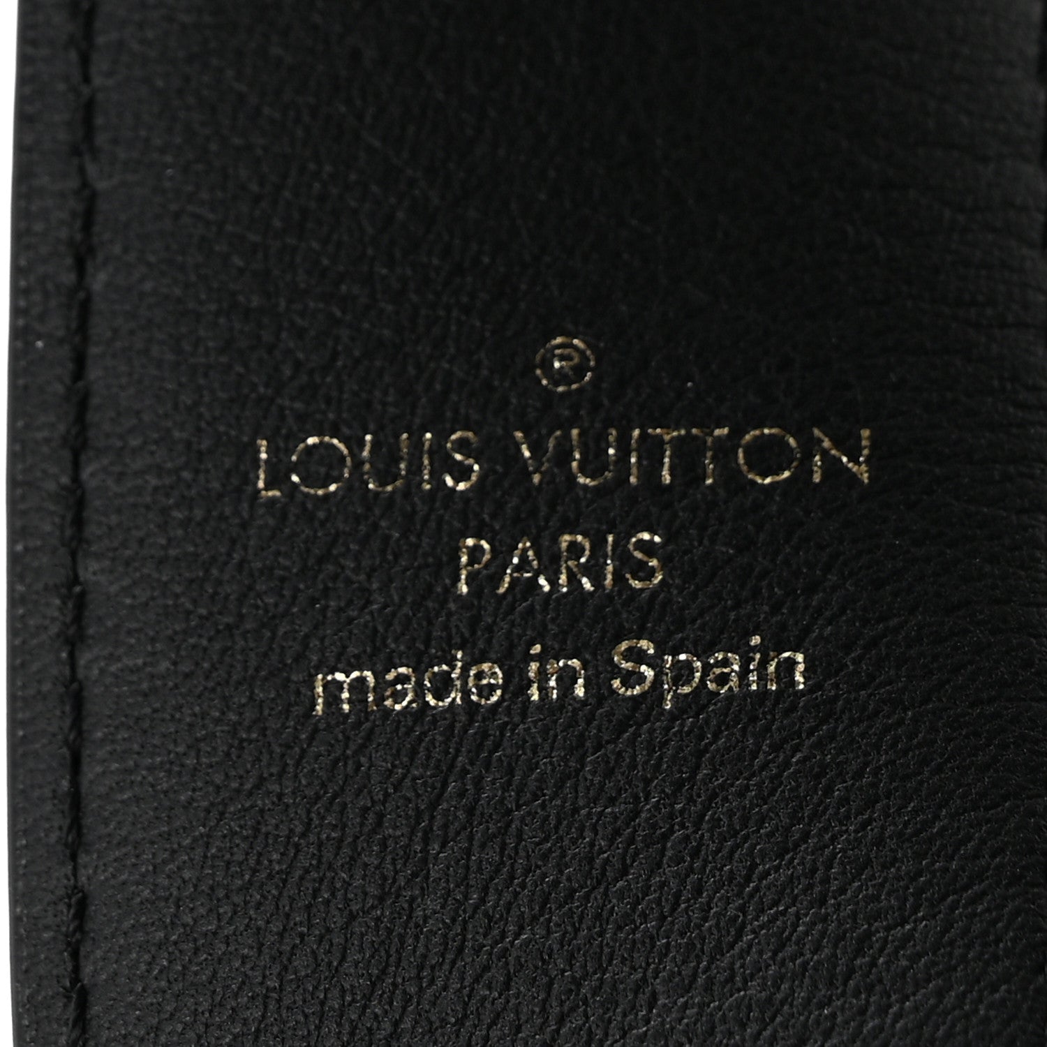 Louis Vuitton Monogram Bandouliere Shoulder Strap Black 4 of 7