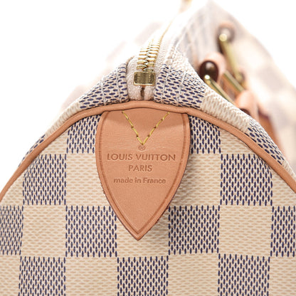 Louis Vuitton Damier Azur Speedy 30 6 of 9