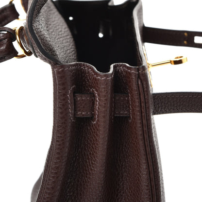 Hermes Togo Kelly Retourne 25 Chocolate 15 of 39