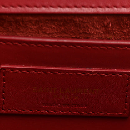 Saint Laurent Smooth Calfskin Medium Classic Monogram Kate Tassel Satchel New Lipstick 5 of 9