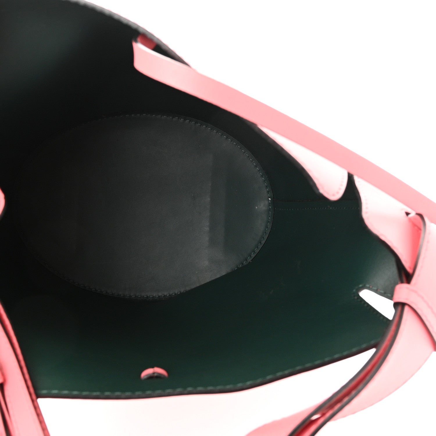 Burberry Supple Calfskin Medium Bucket Coral Pink 6 of 17