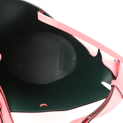 Burberry Supple Calfskin Medium Bucket Coral Pink 6 of 17