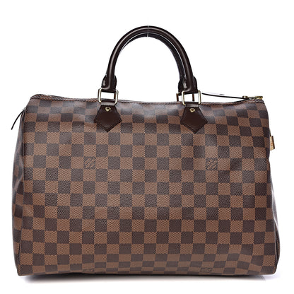 Louis Vuitton Damier Ebene Speedy 35 1 of 14