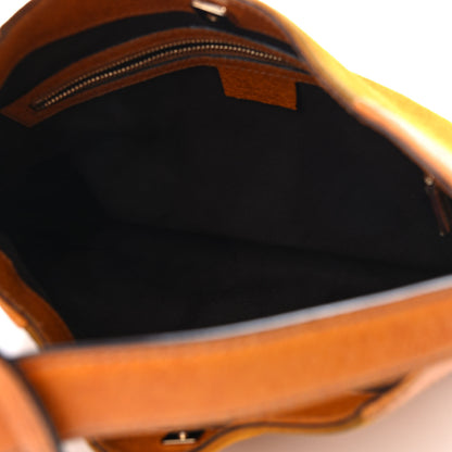 Gucci Suede Hasler Hobo Yellow 5 of 13