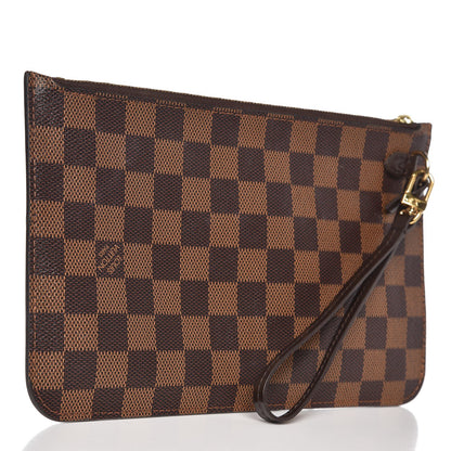 Louis Vuitton Damier Ebene Neverfull MM GM Pochette 3 of 9