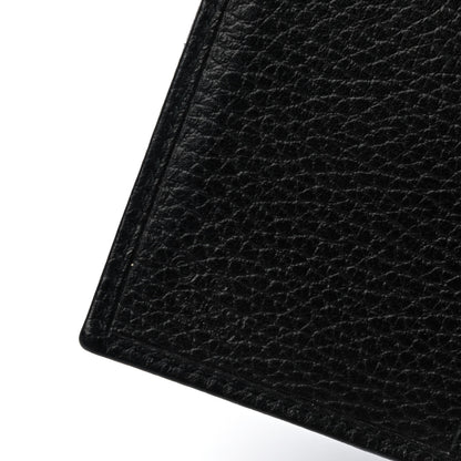 Gucci Calfskin Monogram Continental Flap Wallet Black 5 of 5