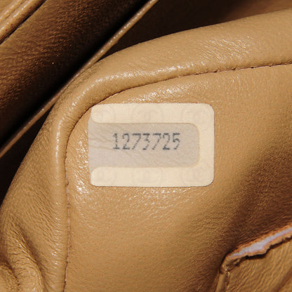 Chanel Lambskin Quilted Medium Single Flap Beige 9 of 10