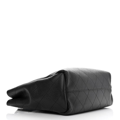 Chanel Caviar Stitched Medium Lady Coco Shopping Tote Black 4 of 10