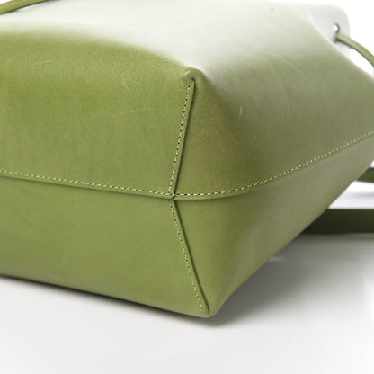 Mansur Gavriel Vegetable Tanned Calfskin Mini Bucket Bag Verde Raw 19 of 22