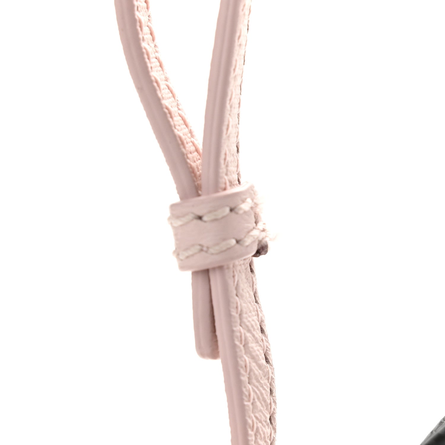 Balenciaga Squared Calfskin Logo Shopping Phone Holder Bag Light Rose 9 of 9